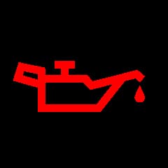 Avertissement de pression d'huile