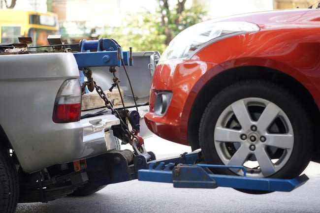 Utilisation d'un chariot de remorquage