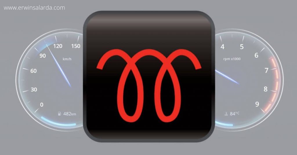 testigo de precalentamiento parpadeando durante la conducción