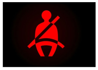 Testigo cinturón de seguridad no abrochado