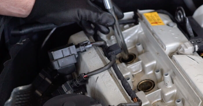 Установка новых свечей Mercedes