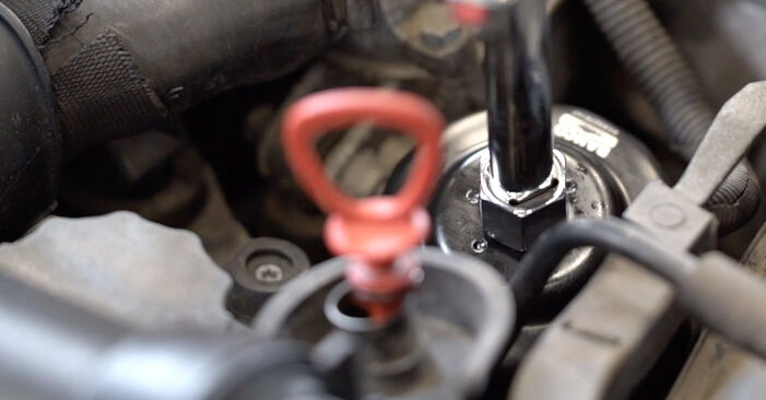 Filterdichtung einfetten Mercedes W203