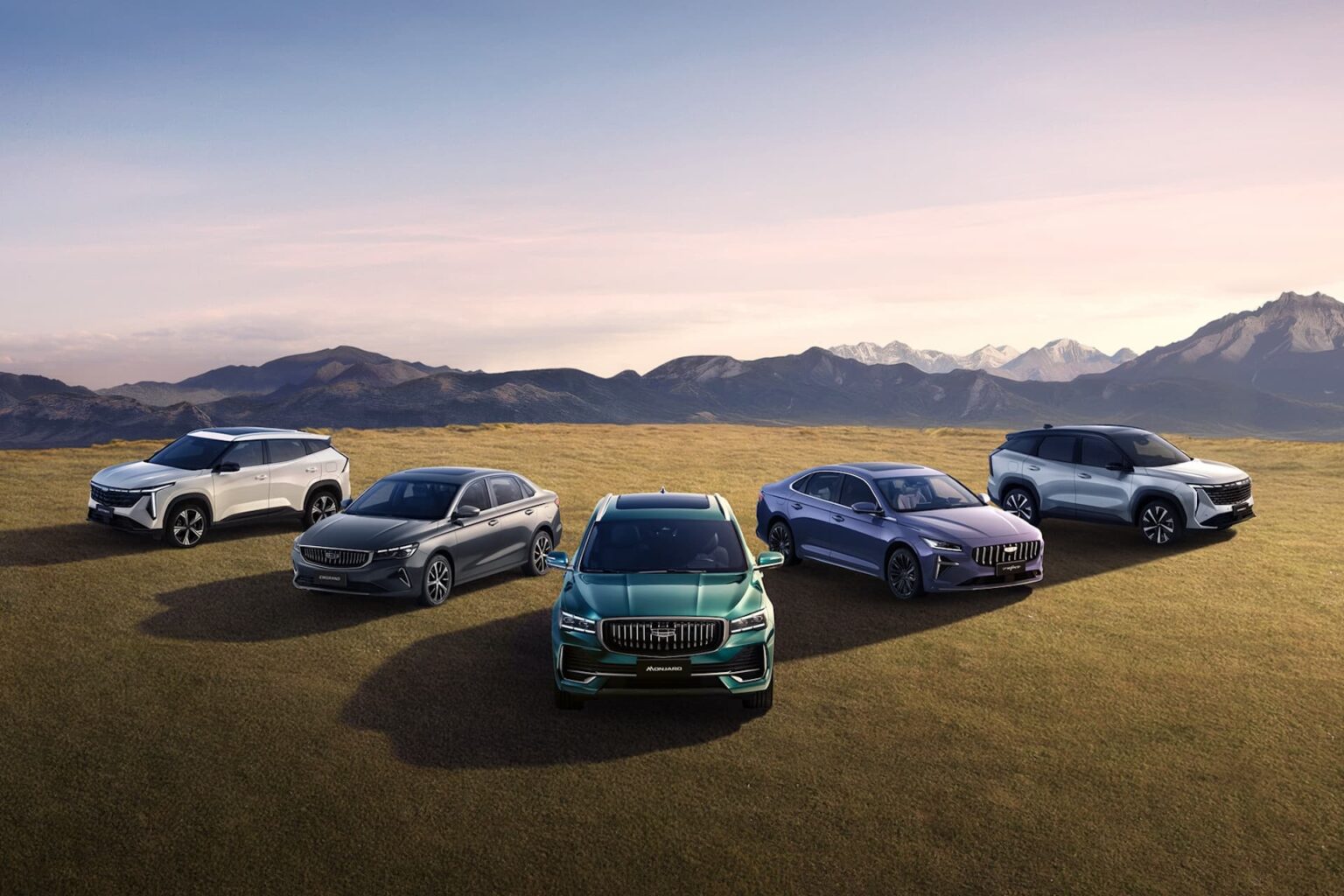 Geely vehicle lineup