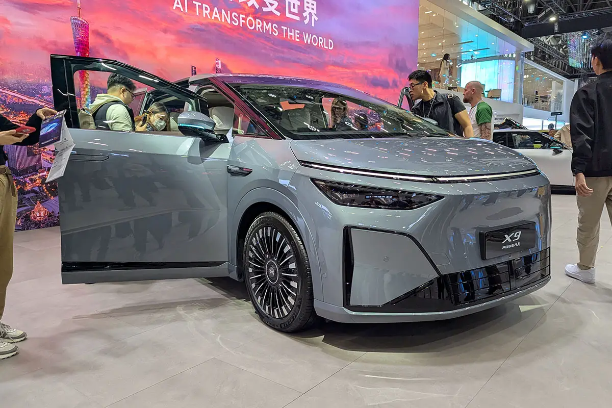 XPeng X9 PowerX Elektro-Van Innenraum